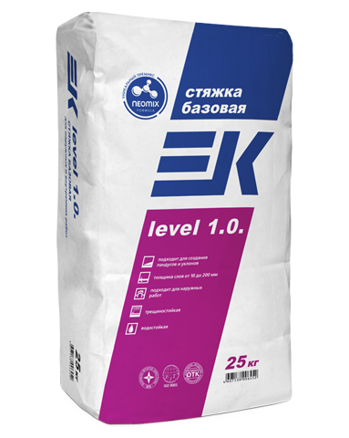 Стяжка базовая ЕК level 1.0