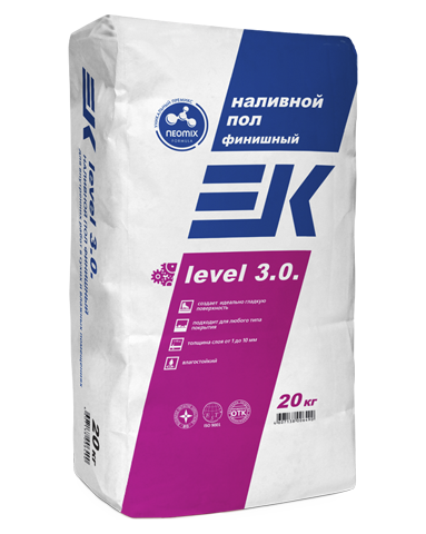 Наливной пол финишный ЕК level 3.0