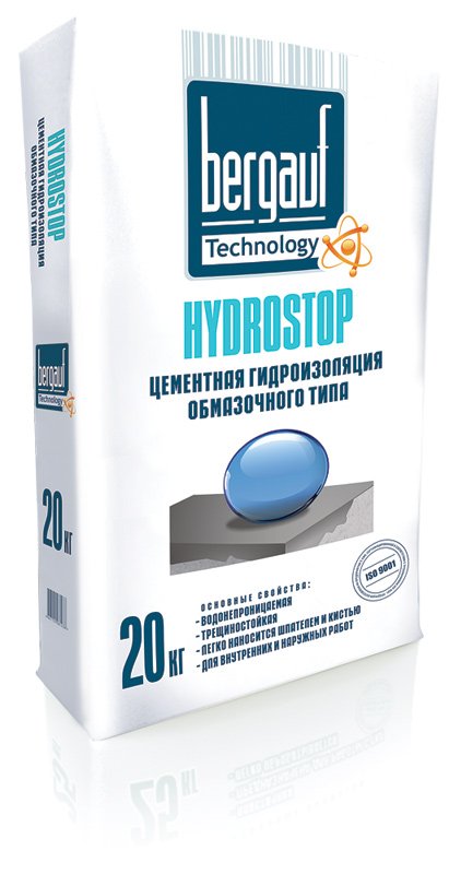 Цементная гидроизоляция обмазочного типа HYDROSTOP