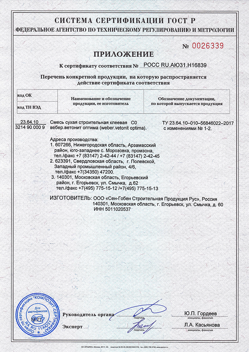 Сертификат Ветоник Оптима до 2021 года
